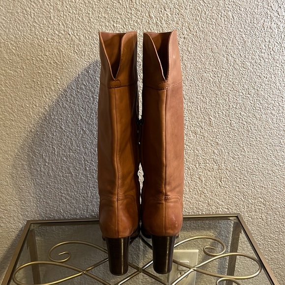 Halogen Camel Leather Knee Boots Sz 11 - Picture 4 of 7